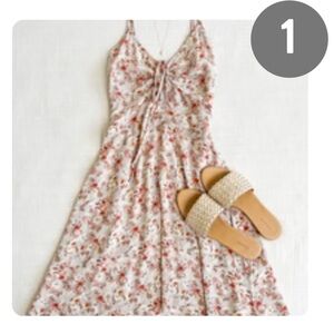 Sozy Sandrine Mini Dress Rose Combo Size M